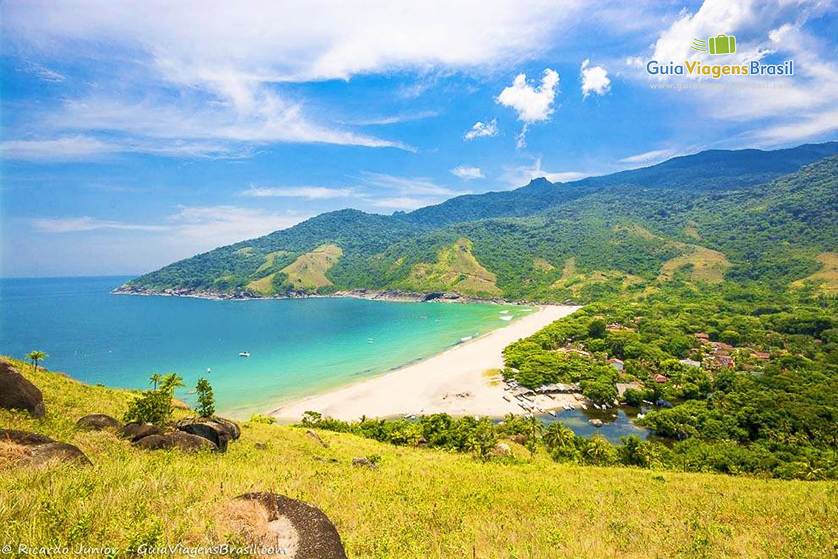 Imagem do paraíso da Praia Bonete.