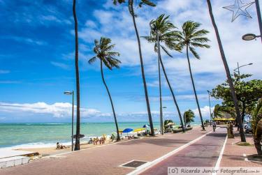 Foto da Praia de Jatiúca, em Maceió, AL – Crédito da Foto: © Ricardo Junior Fotografias.com.br