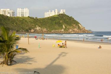 Foto da Praia do Tombo, Guarujá, SP – Crédito da Foto: © Ricardo Junior Fotografias.com.br