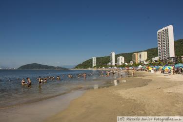 Foto da Praia Mansa, em Caiobá, PR – Crédito da Foto: © Ricardo Junior Fotografias.com.br