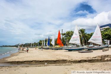 Foto da Praia Pajuçara, em Maceió, AL – Crédito da Foto: © Ricardo Junior Fotografias.com.br