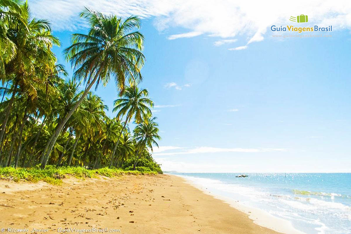 Imagem do mar encantador da Praia Patacho.