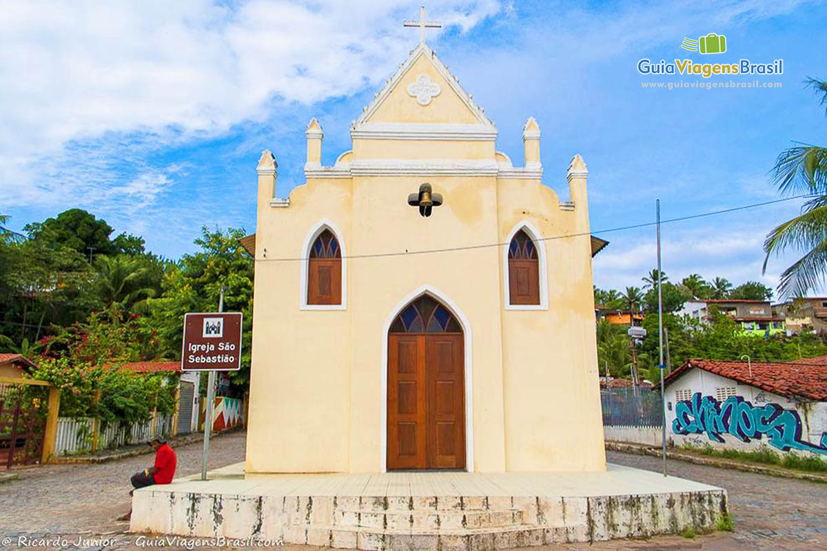 Imagem da Igreja de São Benedito em Pipa.