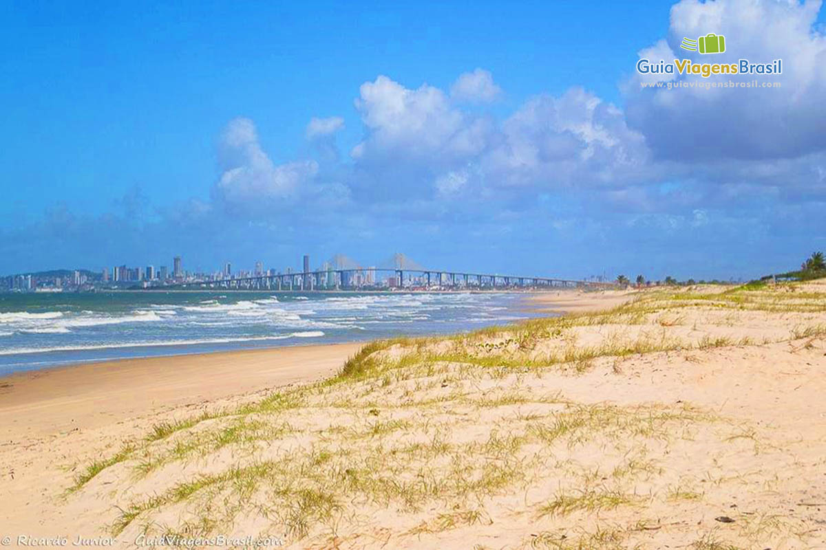 Imagem da lindíssima Praia Santa Rita.