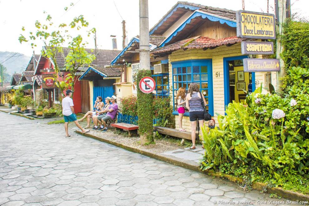 Fábrica de chocolate na Vila de Maringá