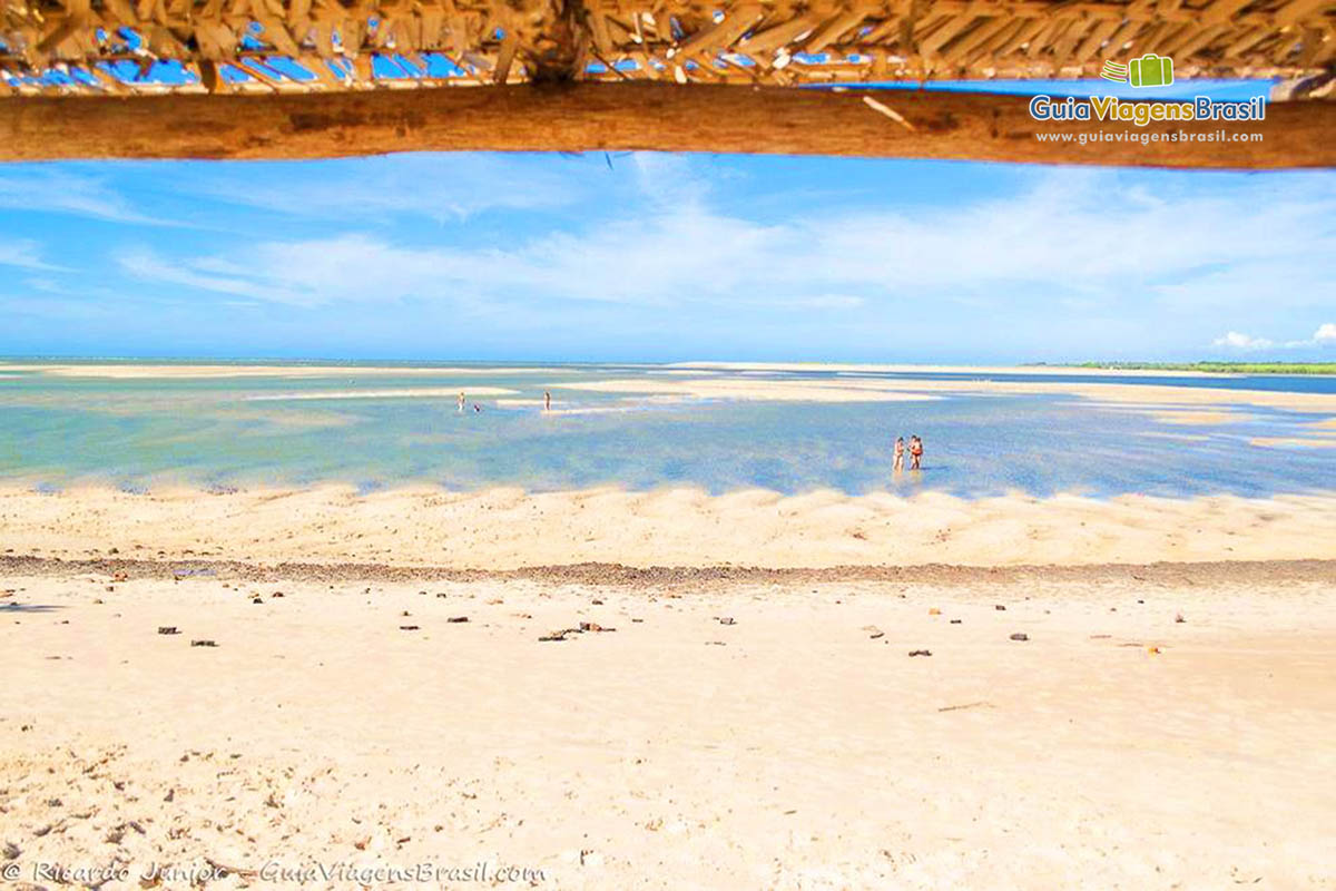 Imagem da bela vista da Praia Macapá