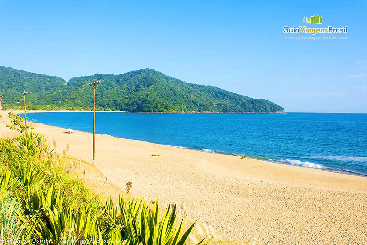 Imagem de linda vista da Praia  Boiçucanga.